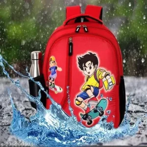 Boys School Backpack - Cartoon Print