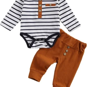 Striped Baby Bodysuit