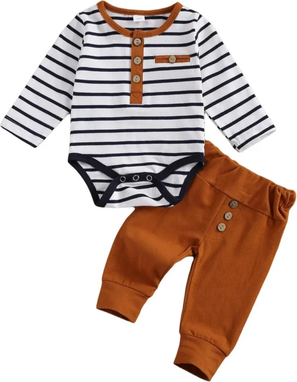 Striped Baby Bodysuit
